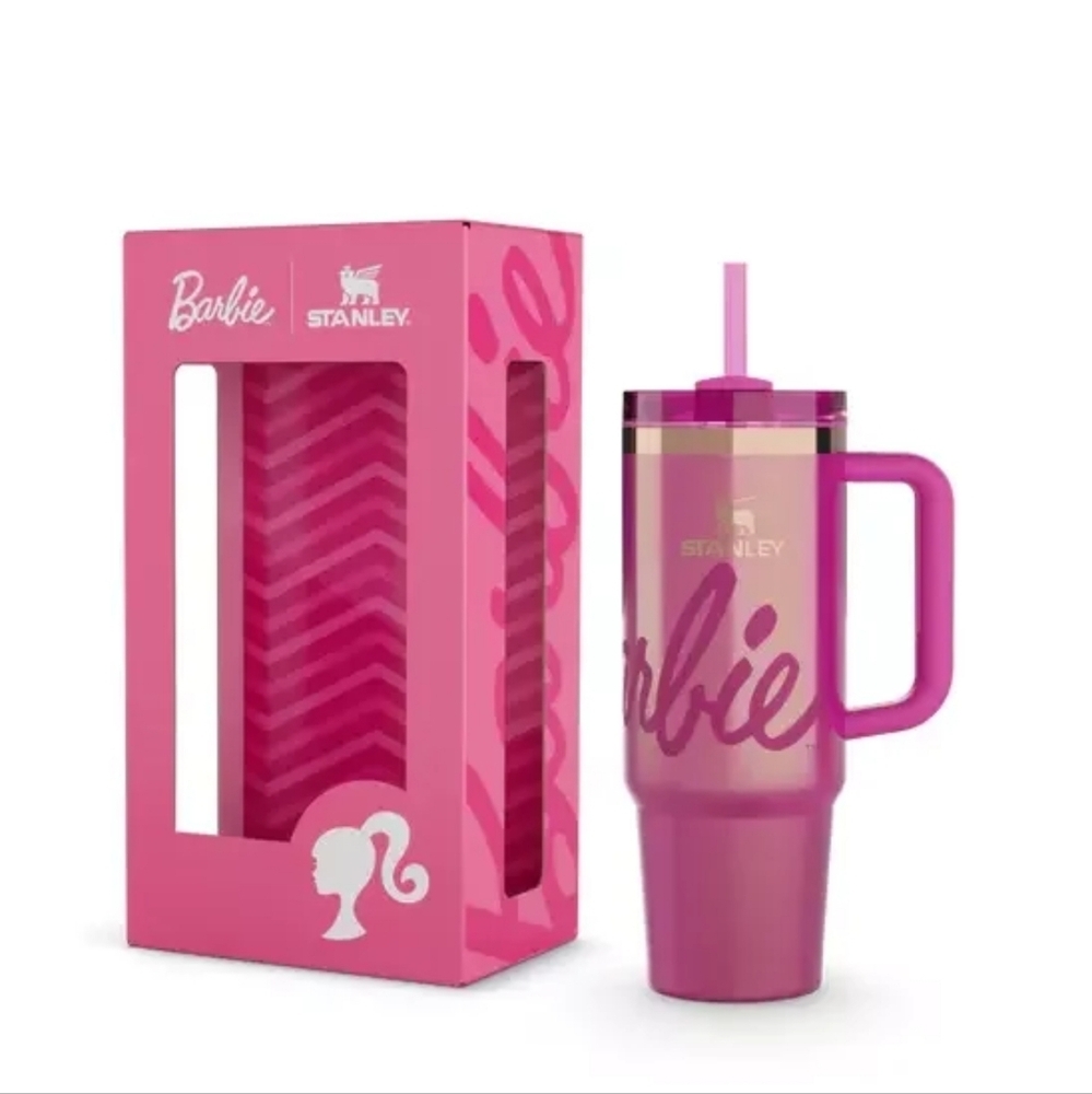 🐰BARBIE X STANLEY40oz ICON QUENCHER LIMITED EDITON. NEW In Box. GENUINE STANLEY - Picture 5 of 8